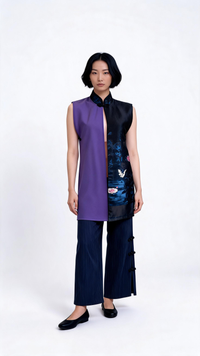 Obsidian Qipao Scarf