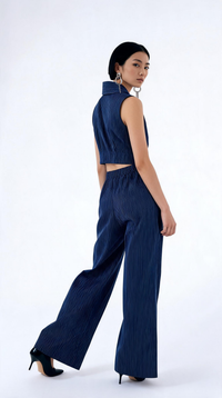 Noir Fusion Qipao Jumpsuit