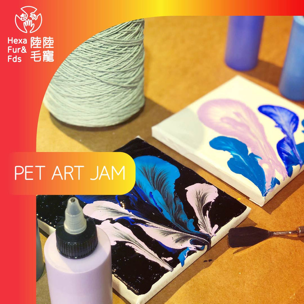 PET ART JAM – POUR PAINTING
